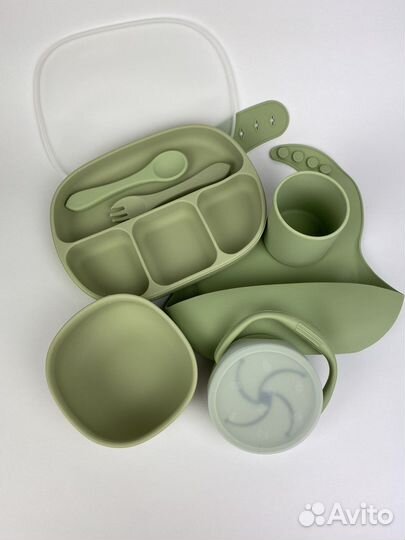 Набор силиконовой посуды для прикорма 7в1