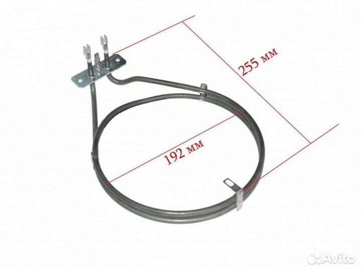 Тэн для духовки zanussi (2000W, круглый), зам. 357