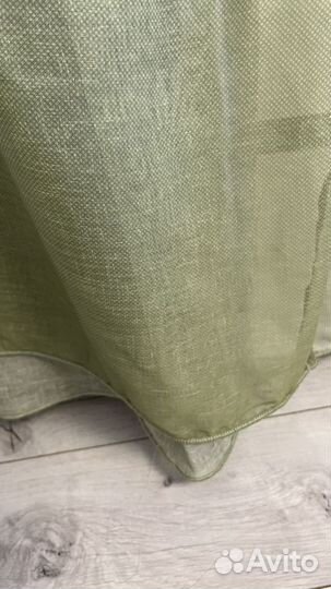 Тюль под лён амбре новый