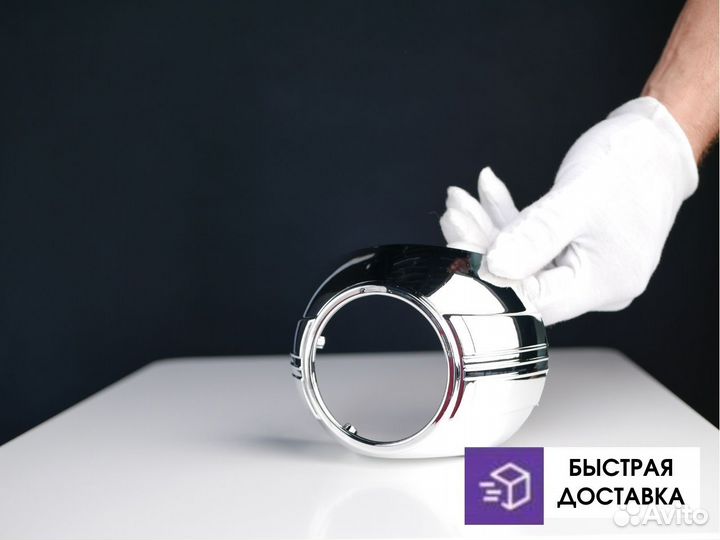 Комплект штатных фар Скания с Bi-Led линзой