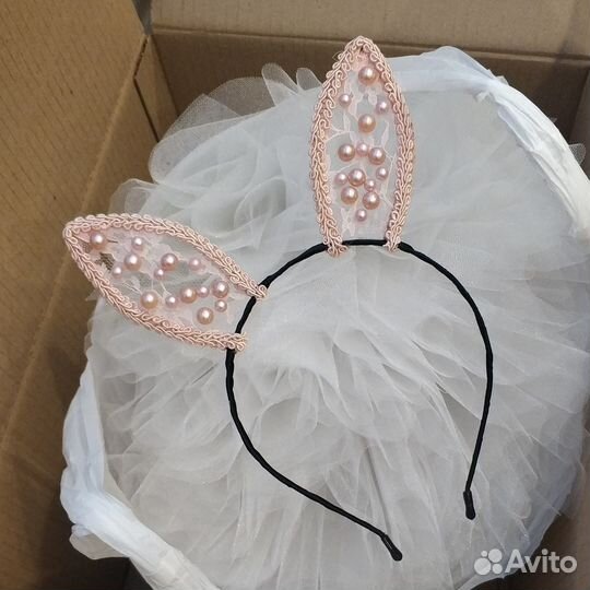 Ушки зайчика ободок на девичник