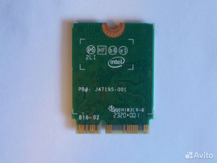 Модуль wi-fi 5 +Bluetooth 5.1 Intel 9560ngw