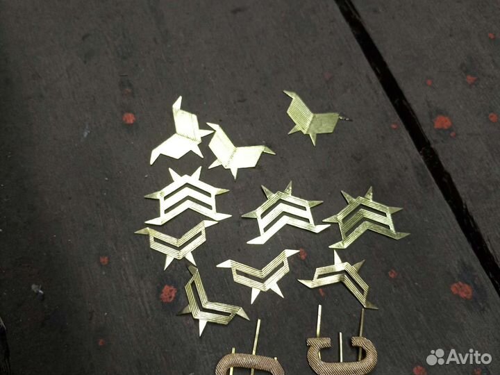 Буквы С А на погоны,лычки, эмблемы, пуговицы