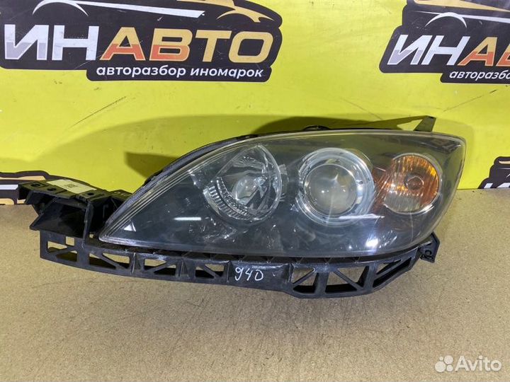 Фара Галоген левая Mazda 3 BK