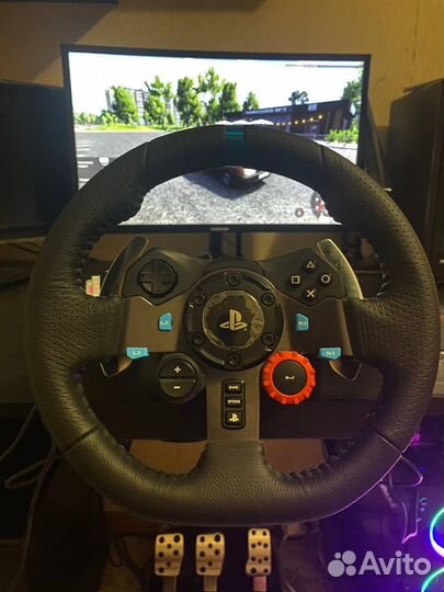 Игровой руль logitech g29 + shifter (кпп)