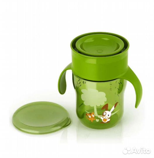Чашка поильник Avent 260ml 9м+
