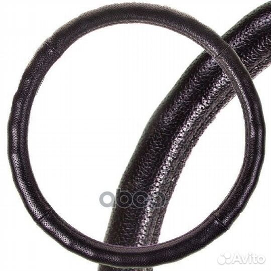 Оплетка skyway М Real-4 Черная кожа натуральная