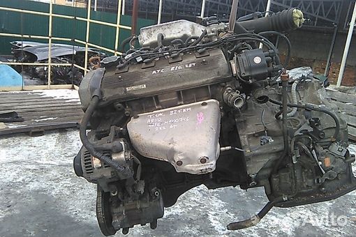 Двигатель в сборе двс toyota corolla AE111 4A-FE 1