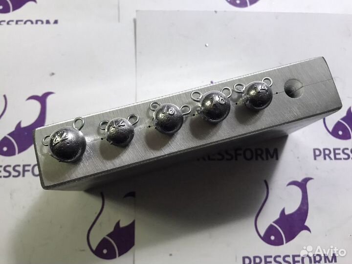 Форма чпу для литья грузил (Чебурашки неразборные)