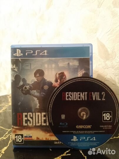 Игра для playstation ps4 Resident evil 2