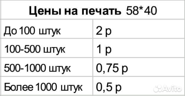 Печать этикеток для маркетплейсов