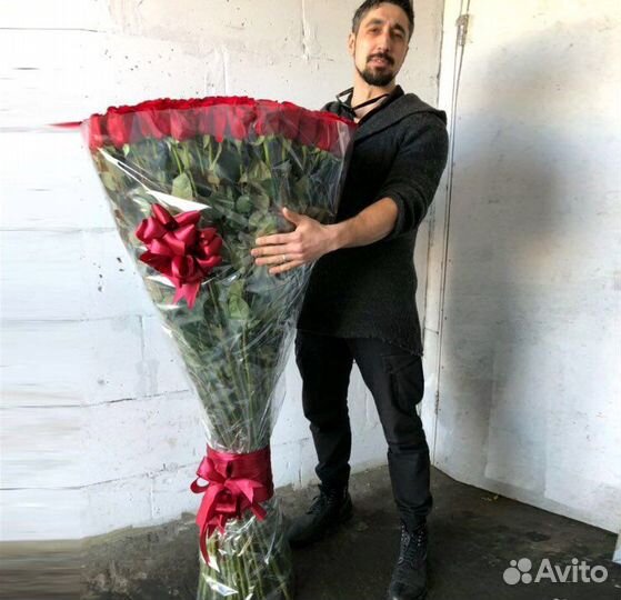 Розы-гиганты 150 см