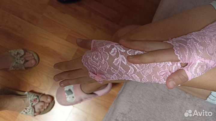 Перчатки митенки