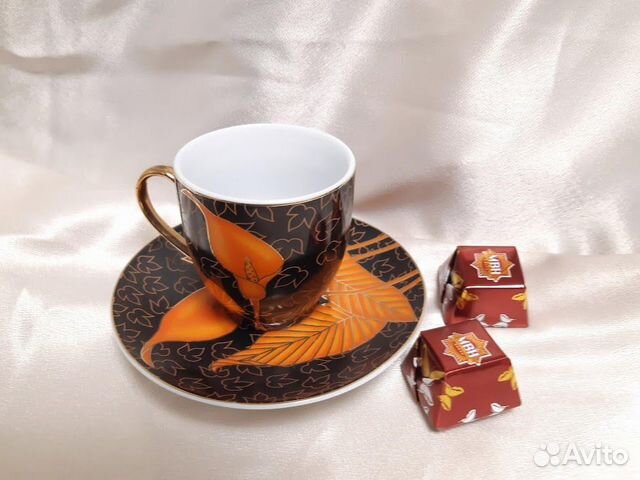 Кофейная чашка с блюдцем