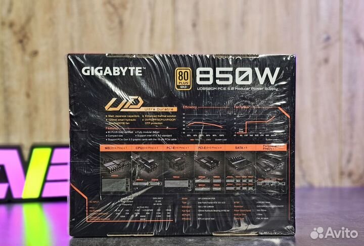 Блок питания 850w Gigabyte PG5 80+gold Gen5