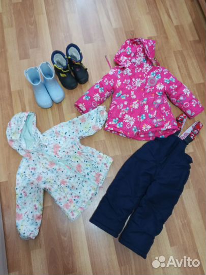 Детские вещи пакетом для девочек 86 92