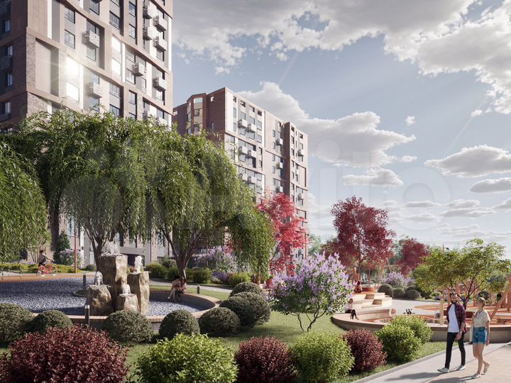 2-к. квартира, 57,5 м², 6/21 эт.