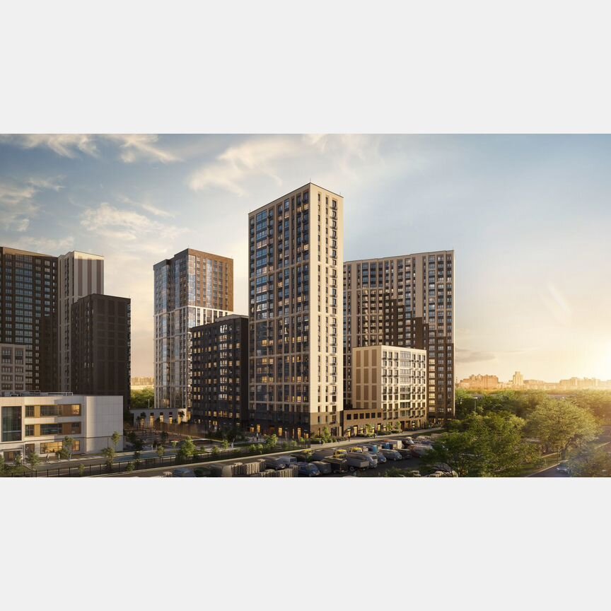 1-к. квартира, 37,6 м², 17/21 эт.