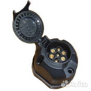 Розетка фаркопа 7 контактная пластмассовая, Bosal