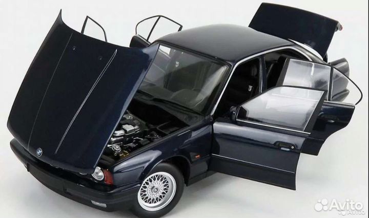 Bmw 535i E34 1988 Blue Minichamps 1:18