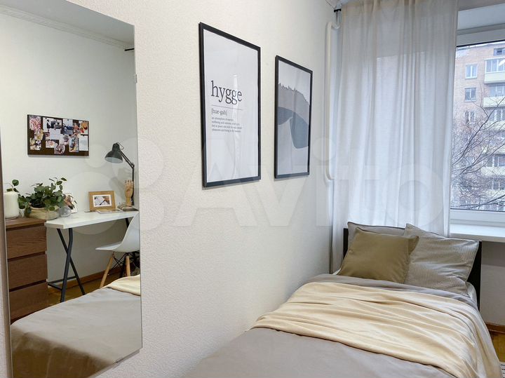 Комната 12 м² в 3-к., 5/9 эт.