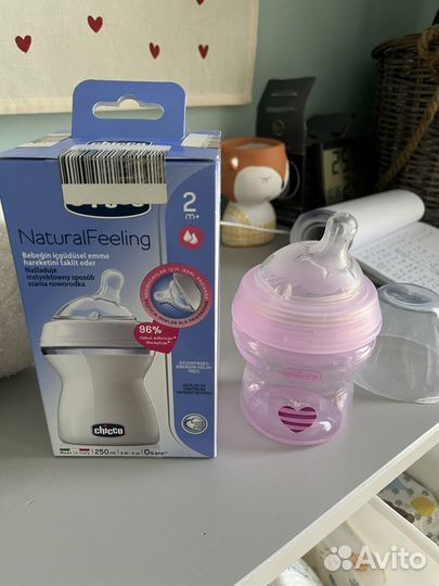 Бутылка chicco natural feeling