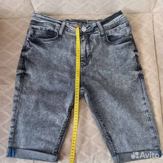 Шорты Cropp джинсовые стрейч зауженные 46-48