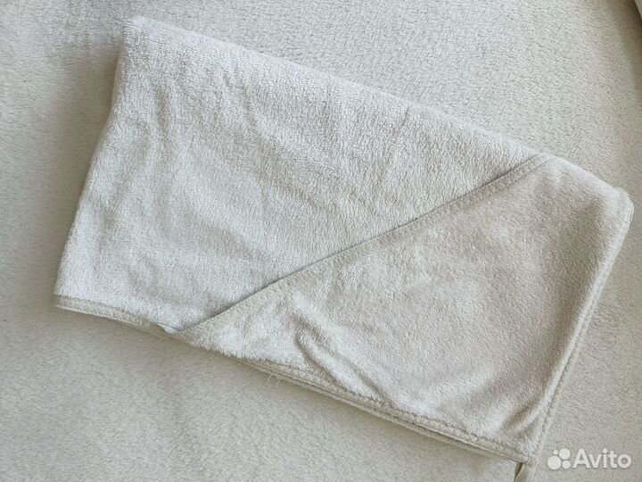 Детские махровые полотенца с уголком 3 шт