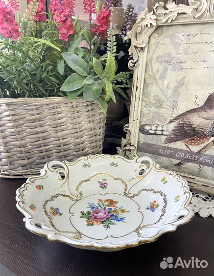 Блюдо от немецкой мануфактуры Jlmenau