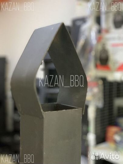 Печь для казана с трубой