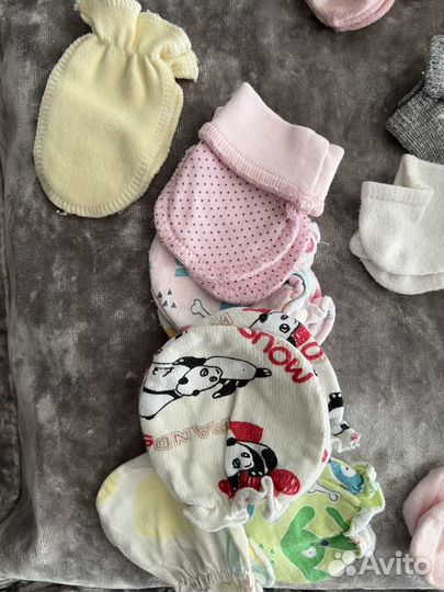 Носочки антицарапки для малышей 5 штук