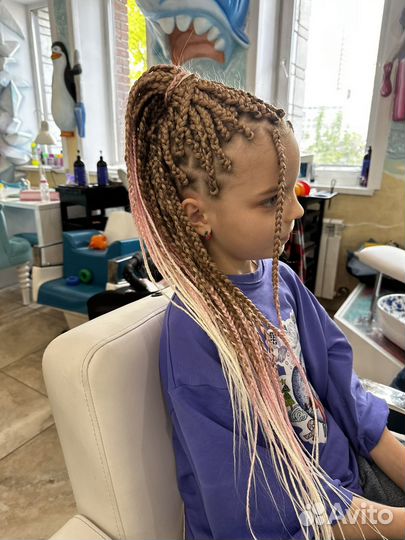 Косы с канекалоном детям