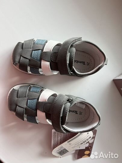 Сандалии для мальчика tombi 26 размер новые