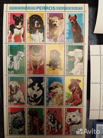 Марки почтовые.Животные.Блоки