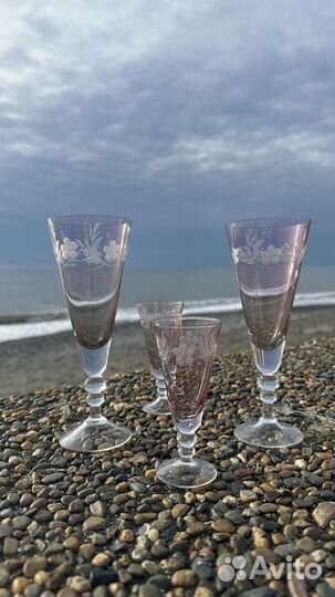 Винатжные авторские бокалы 