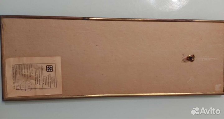 Настенное панно из соломки