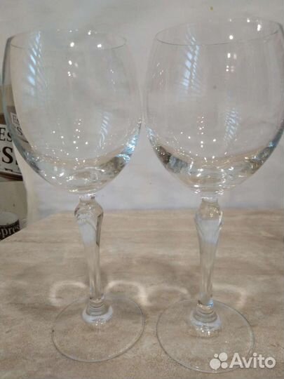 Хрустальные фужеры, бокалы, 