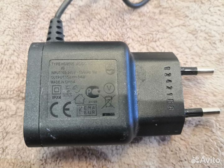 Зарядное устройство для бритвы Philips 15v