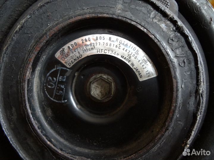 Автокомпресор фольцваген