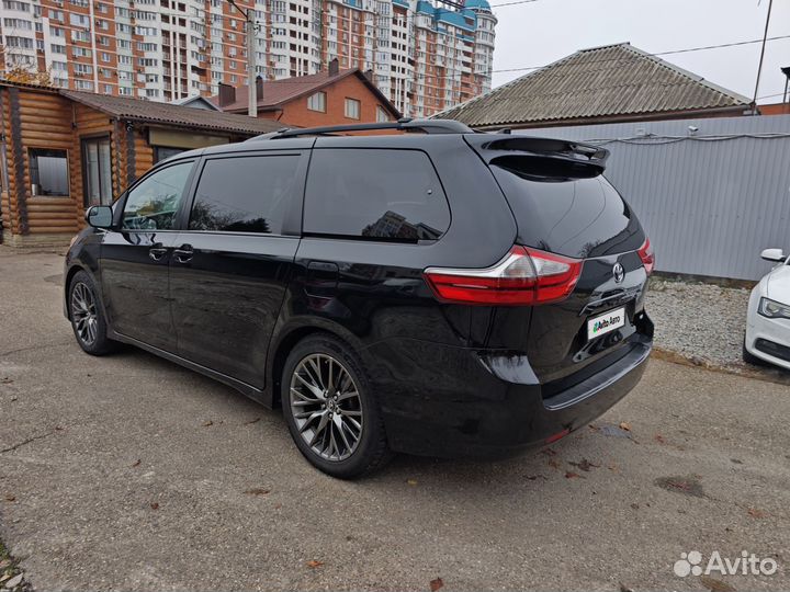 Toyota Sienna 3.5 AT, 2018, 195 000 км