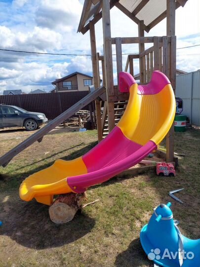 Детская горка пластиковая