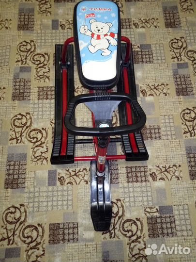 Продаётся детский снегокат санки 