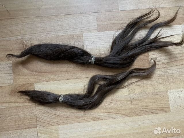 Волосы натуральные 50 см и 40 см