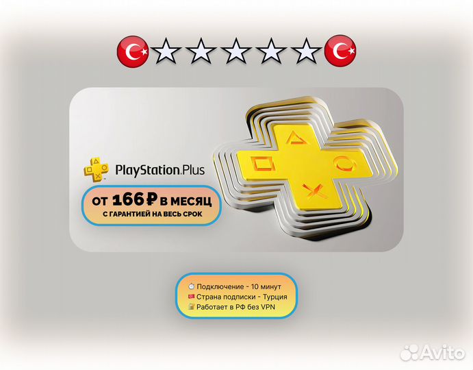 Подписка Ps Plus Essential, Extra, Delux, Ea Play