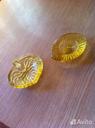 Ваза цветной хрусталь