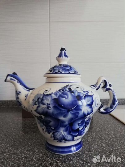 Заварочный чайник гжель