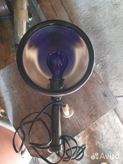 Синяя лампа рефлектор Минина СССР