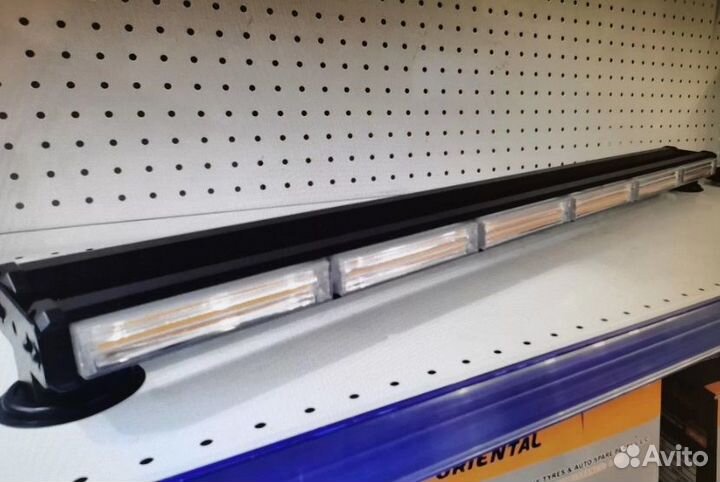 Маяк проблесковый 2-х сторонний LED оранжевый 90см