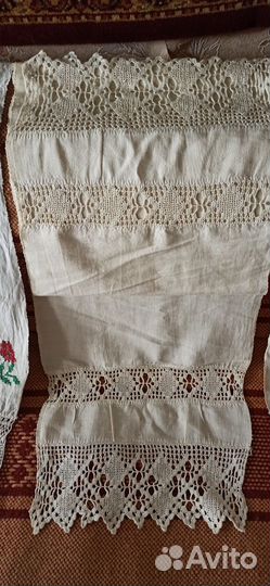 Рушник льняной старинный