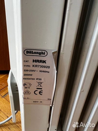 Масляный радиатор delonghi kr 730920